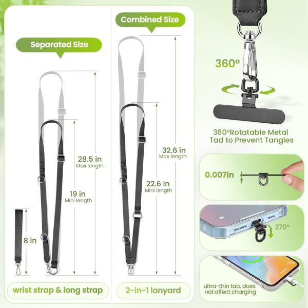 Crossbody Strap (Fabric Lanyard) for smartphones