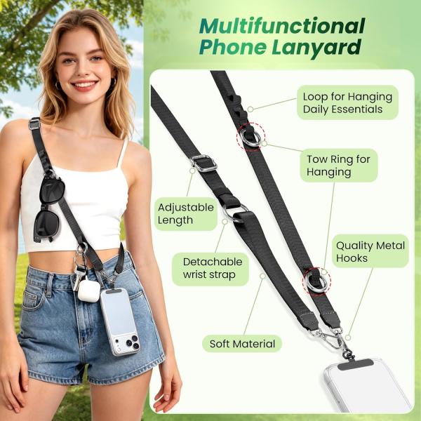 Crossbody Strap (Fabric Lanyard) for smartphones