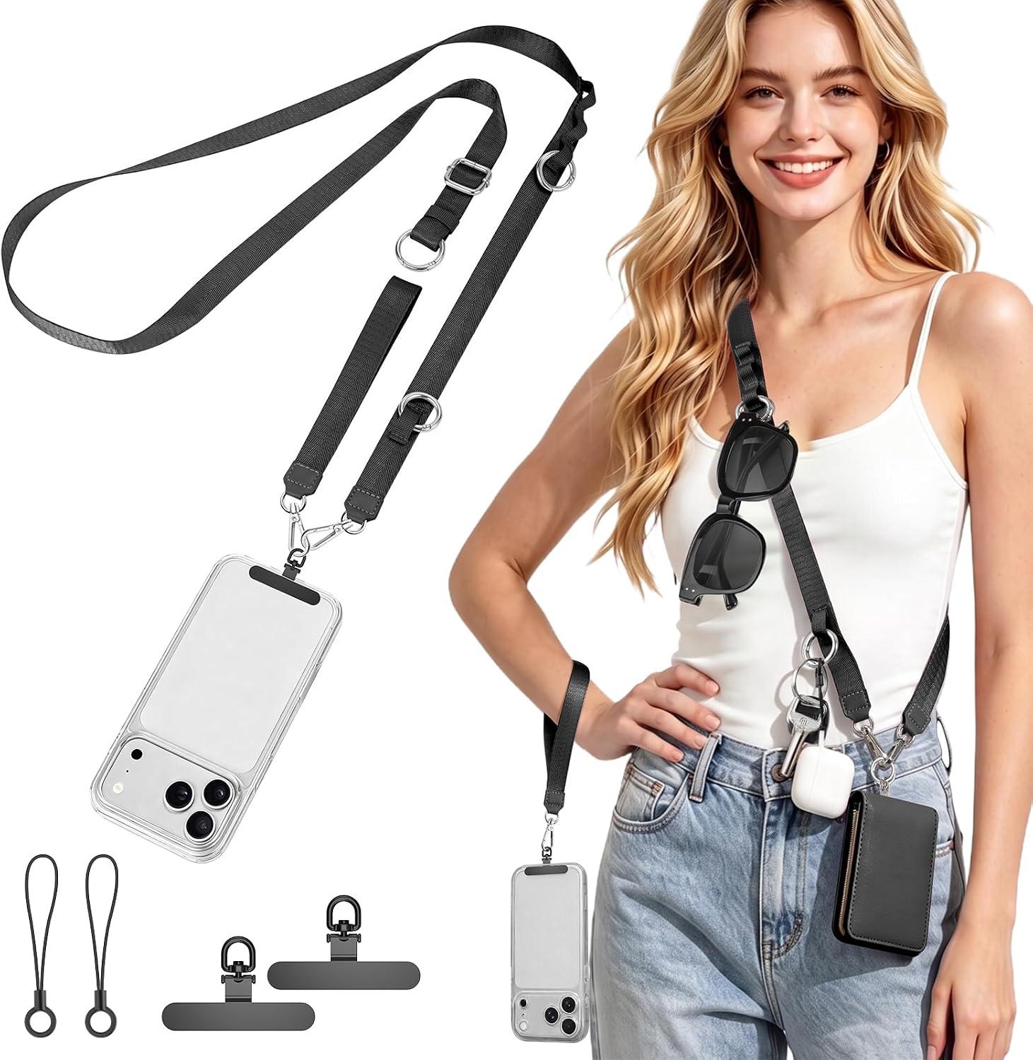 Crossbody Strap (Fabric Lanyard) for smartphones