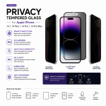 Privacy Tempered Glass for Apple iPhone - 6D Glass Screen Protector